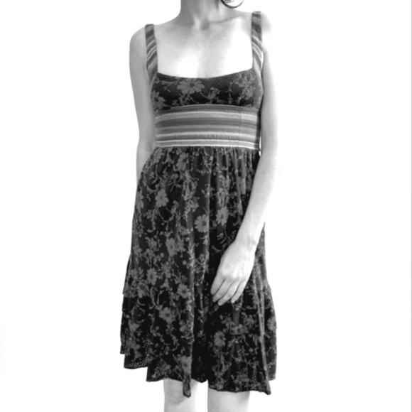 Free People Floral Retro Dress 4 - Picture 1 of 5